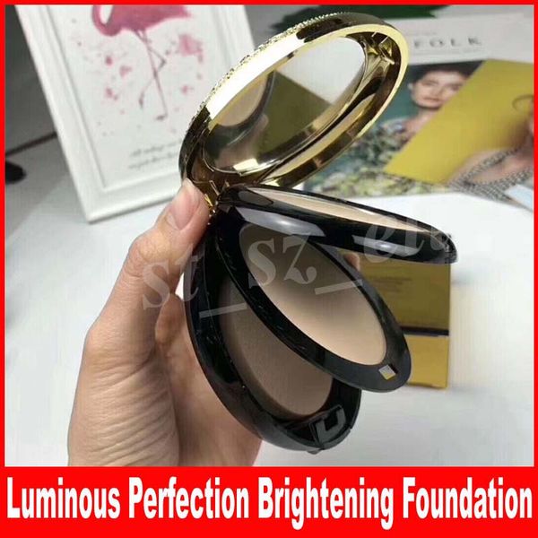 

luxury face powder luminous совершенство осветляющий foudation double пудра с puff