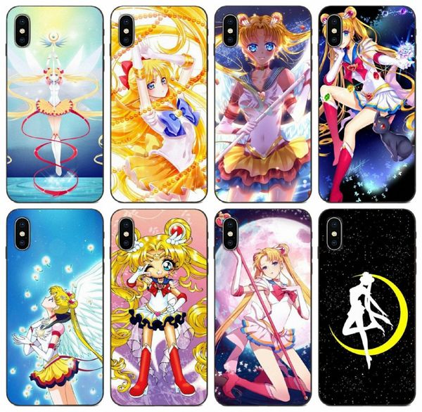 

tongtrade] pretty sailor moon case for iphone 11 pro max x xs 8s 8 7s 7 6 plus samsung s10 lite s10 5g huawei p7 lg g5 g6 q60 custom case