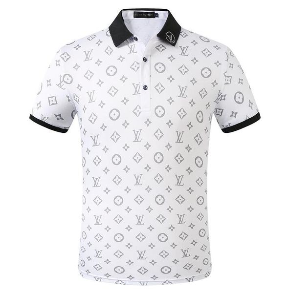 

italy tee men t-shirt polo hrp gucci shirts high street embroidery garter snakes little bee printing clothing mens brand polo shirt, White;black