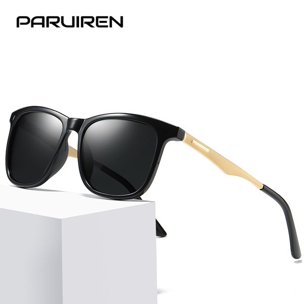 

classic polarized sunglasses for men women brand designer retro hd sun glasses 2020 fashion square driving eyewear uv400, White;black