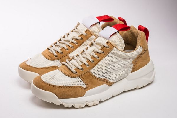 

Том Сакс Craft Mars Yard TS NASA 2.0 Обувь Красный кленовый Unisex Мужчины Женщины дышащий FK Низкий Отдых Туризм обувь Sneaker US5.5-11