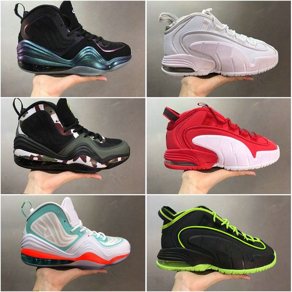 

2020 penny 5 hardaway один mens basketball обувь зеленый камуфляж синий черный белый красный открытый спорт спортивный кроссовки кроссовки z