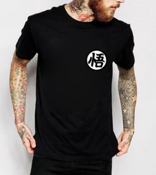 

простой подросток hombres футболки dragon ball мужские футболки лето с коротким рукавом o-образным вырезом, White;black