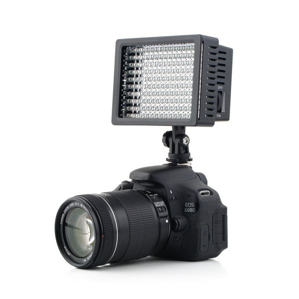 Freeshipping 160 levou estúdio de luz de vídeo para canon para nikon camera dv camcorder estúdio de fotografia profissional de alta qualidade