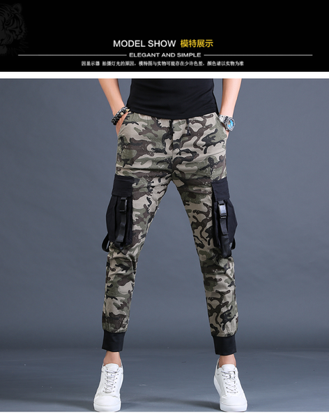 

w05479 fashion men's pants 2020 runway luxury european design party style men's clothing, Black