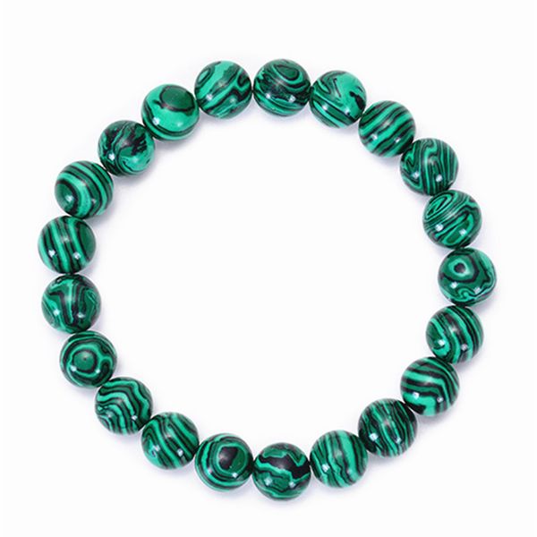 

wholesale authentic malachite natural stone bracelets evil transport beads bracelets for women single lap bracelet men jewelry, Black