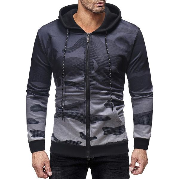 

men's fashion camouflage gradient youth fashion hoodie casual long sleeve hoodie,mens hoodies, streetwear ,men's, Black