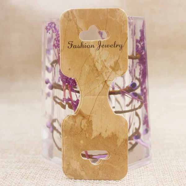 

24pcs 9*3.5cm jewelry necklace hanging holder display paper card jewelry box packaging protection paper card selling