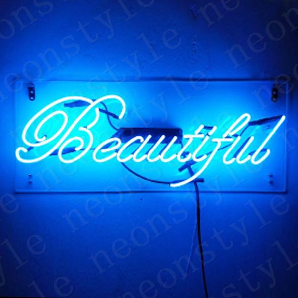 

beautiful gift neon signs light real glass tube beer bar pub shop decorate homeroom girlsroom party decor bulbs sign 14 inch