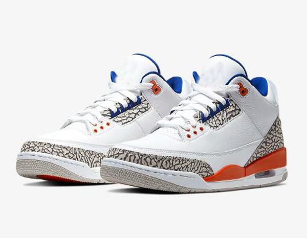 

new 3 man basketball designer shoes white old royal university tech grey iii sports sneakers with box