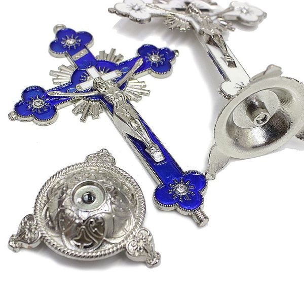 

church relics jesus on the stand cross wall crucifix antique home chapel decor