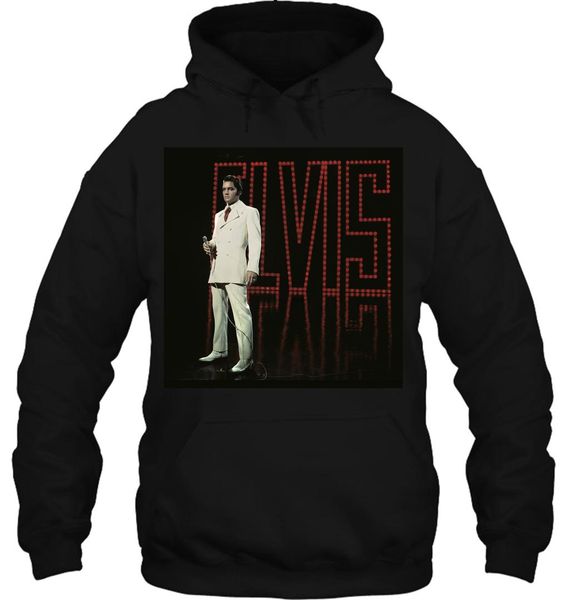 

men hoodie elvis presley white suit licensed all sizes women streetwear, Black