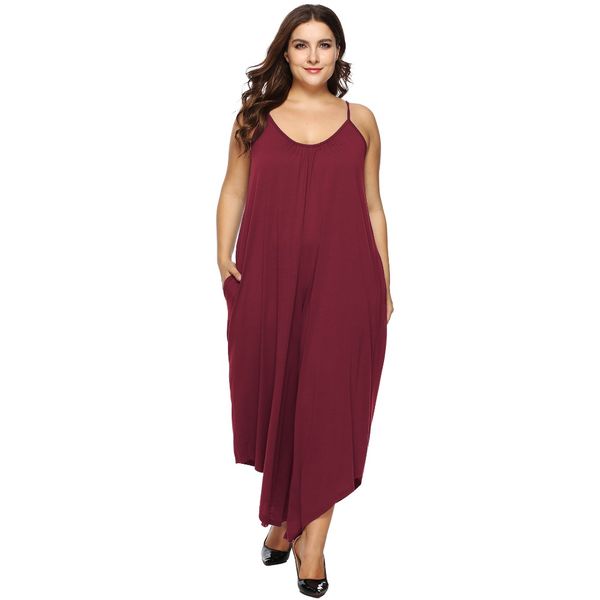 

women fashion chiffon full length jumpsuits plus size, Black;white