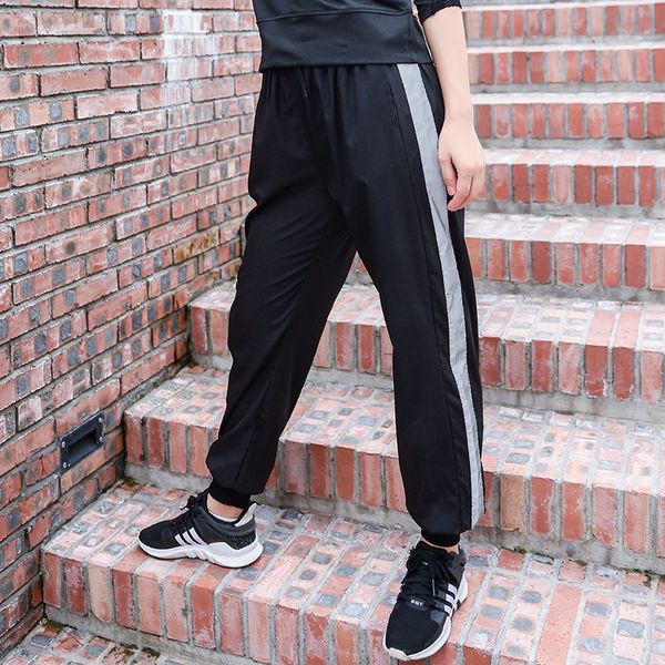 

yoga pants new style casual women's yoga fitness leggings stretchy running sports large, Black;blue