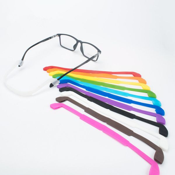 silicone eyeglasses sunglasses strap holder sports kids eye accessories colorful types adjustable strap anti slip string glasses qqa272 black reading sunglasses types