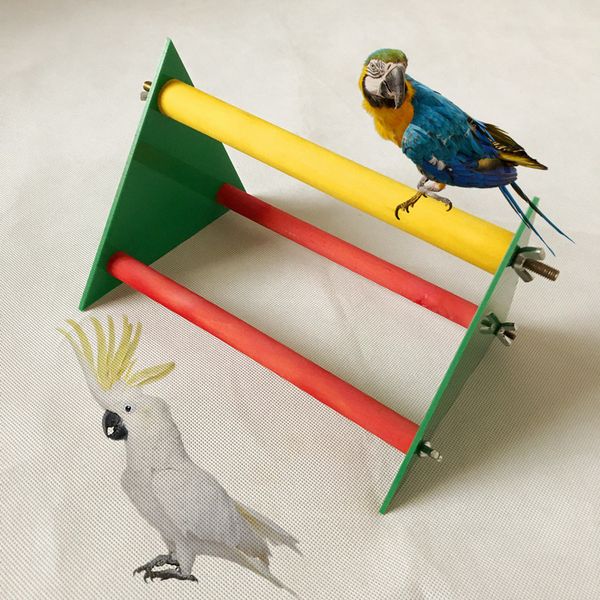 

second gram force parrot triangle standing bar portable training stand frame office stand frame parrot use