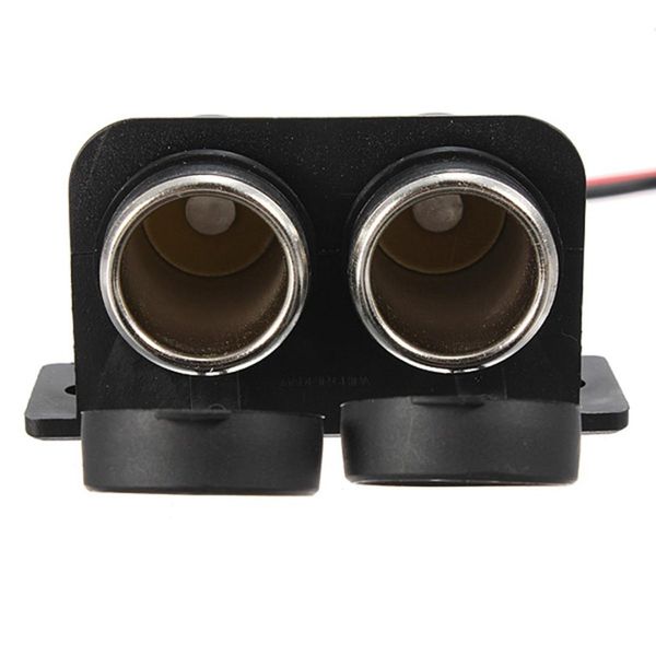 

car cigarette lighter dispenser socket 12v 10a cable panel socket truck car mount vehicle accessories