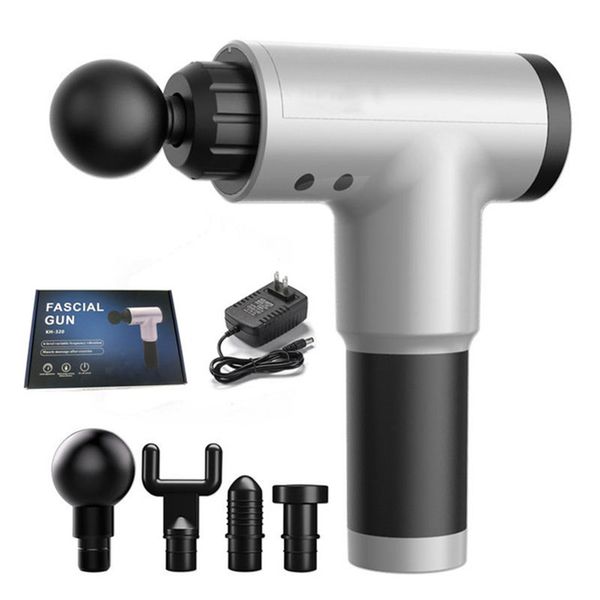 

fascial gun leg deep vibration muscle body relaxation electric gun fitness equipment massage hammer shock pain relief massager