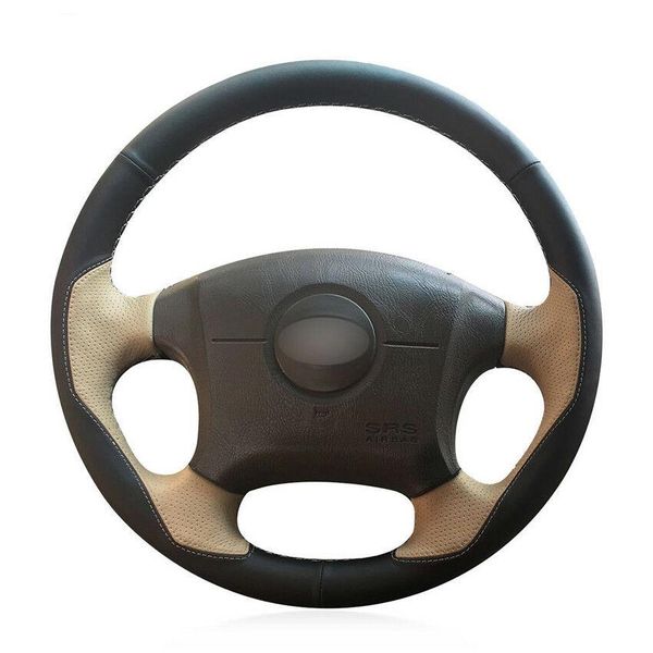 

for hyundai elantra 2004-2011 car steering wheel cover hand-stitched diy custom