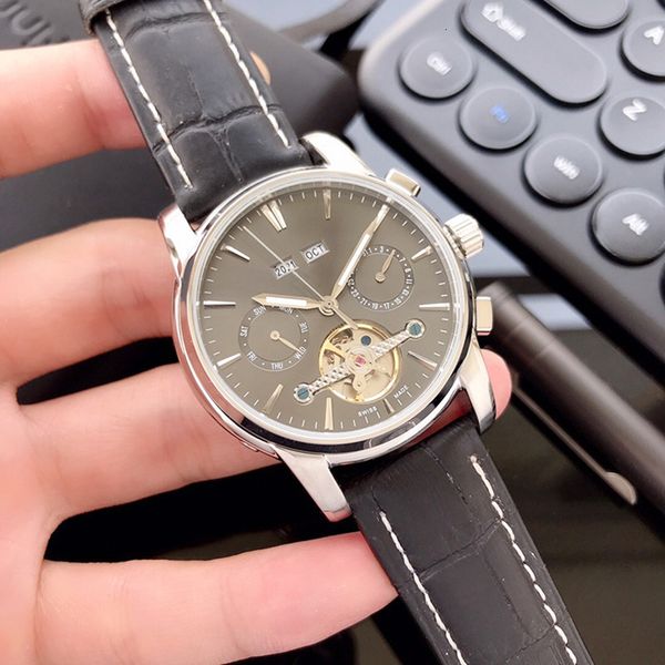 

fully automatic mechanics mechanism man wrist-watches mineral strengthen glass surface 316l stainless steel watch case mechanics surface, Slivery;brown