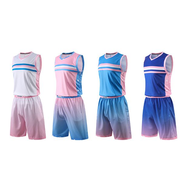 

us ship kids basketball jerseys suit child men basketball uniform sport kit shirts shorts set chinese printed training wear custom, Black