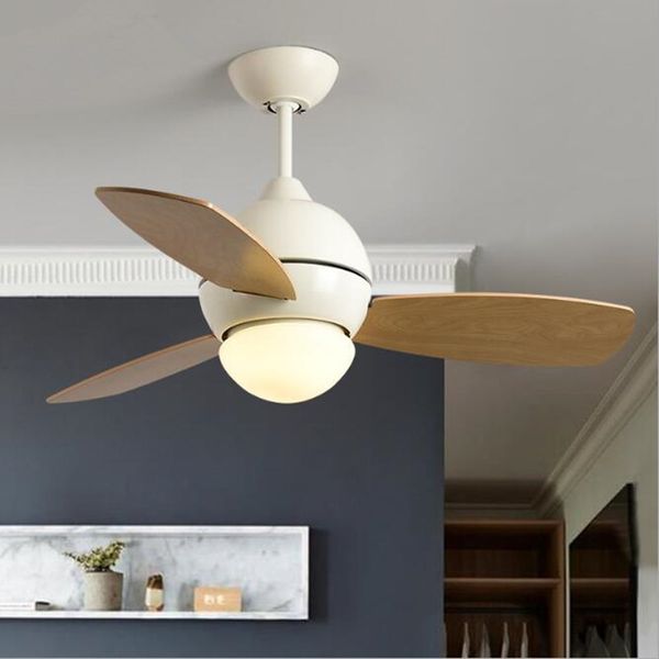 36 Inch Nordic Macaron Study Led Ceiling Fan Light Creative Multicolour Living Room Restaurant Light Lovely Kid S Room Fan Light Pull Down Pendant