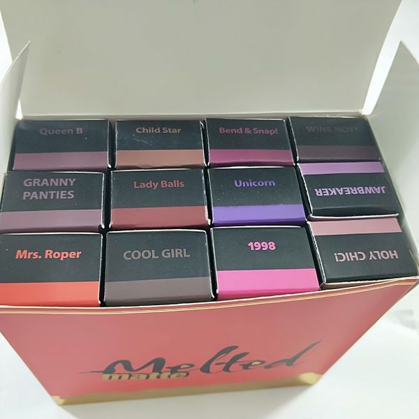 

melted matte liquid lipstick 12 colors face lip gloss liquified matte lipstick faceed makeup melted lip gloss long wear