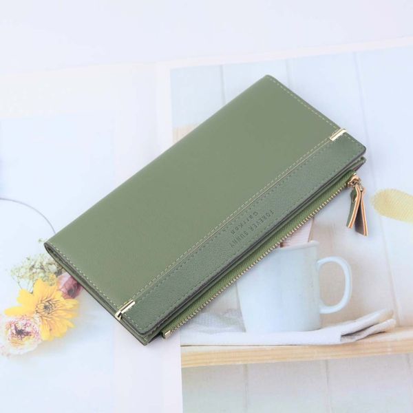 

wallets & holders leather women wallet new long lhigh-capacity multi-function mobile phone bag lady sun flower purse, Red;black