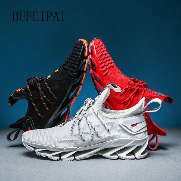 

bufeipai2020 blade running shoes men's professional athletic sneakers super light sport walking trendy cushioning athletic shoes