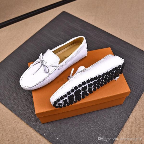 

2020 brand men's casual business dress brogue shoes for wedding party leather black brown pointed toe oxford shoessize 38-46