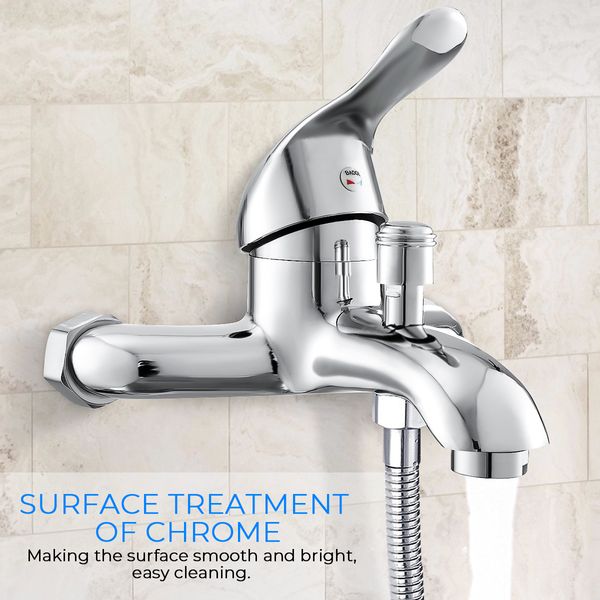 2020 Xueqin Chrome Polished Wall Mounted Bathroom Faucet Mixer Tap