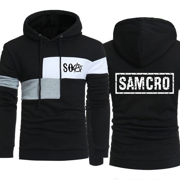 

soa sons of anarchy the child samcro men fashion sportswear hoodies male casual sweatshirt winter fleece hip hop warm hoody t