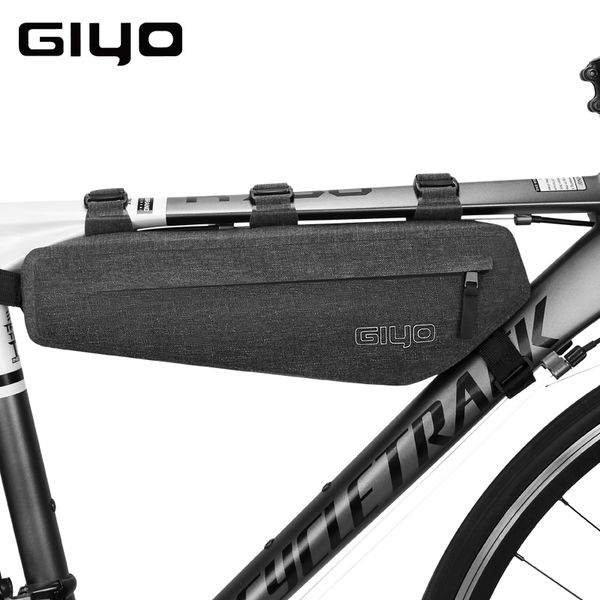 

car & truck racks giyo cycling waterproof bike bicycle front tube bag frame big capacity mtb pannier case accessories