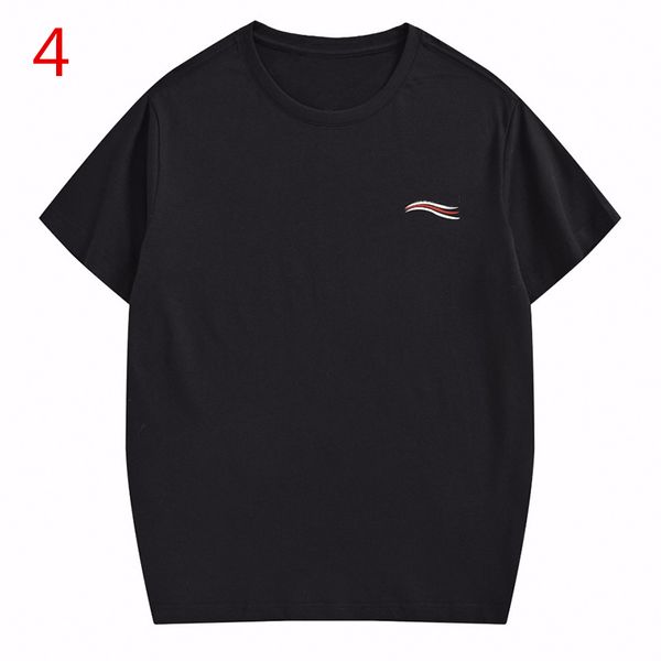 

новый 19ss luxury mens конструктора t shirt высокое качество мужчины женщины пары вскользь с коротким рукавом мужская круглый шеи тройники 5, White;black