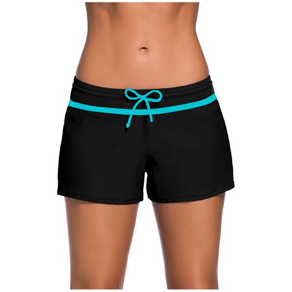 

fanceey women beach surfing shorts black bikini bottoms quick dry swim shorts women boardshort bathing panties separate swimsuit