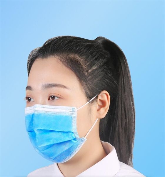 

dhl ship china factory pollutionlaye dust wholesale mask men women outdoor face masks elastic ear loop 3 layers 0aw3