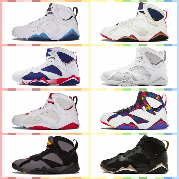 

j007ha 2019 aj 7 7s vii casual shoes man 7s purple unc olympic panton pure money nothing raptor zapatos casual shoes