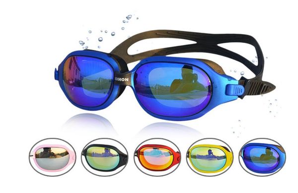 

new large frame swimming goggles waterproof fog-proof high definition electroplated anti-fog uv protecion swimming goggles men women