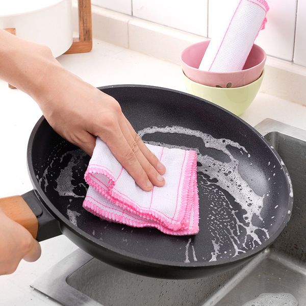 

5 cotton clip wash the dishes cloth tablecloth dishcloth cotton yarn wash the dishes a piece of cloth small kerchief dishcloth monolithic