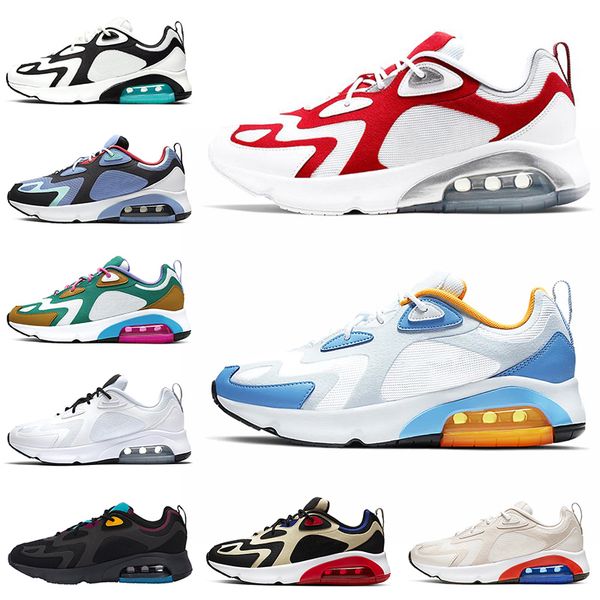 

2020 new chaussure 200s men women casual shoes 200 sports sneakers bordeaux desert sand mystic green mens trainers size 5.5-11