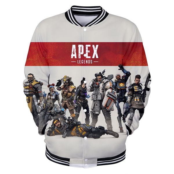 

apex legends jackets college 3d warm jackets coats fall winter hip hop casual harajuku baseball apex legends, Black;brown