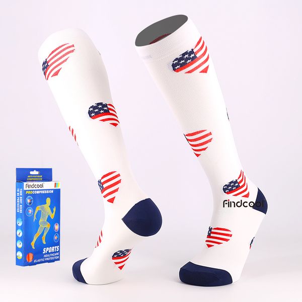 

findcool compression running socks women athletic socks fashion sports cycling, Black