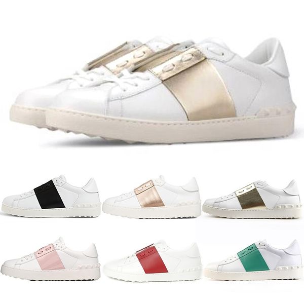 

platform men women leather casual shoes white black red green mens trainers sneakers sports size 35-46