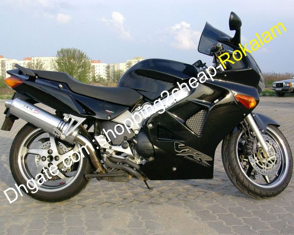 Kit de Cowling para Honda Shell VFR800 VFR 800 RR VFR800RR 1998 2000 2000 2000 Completo Black Motorbike Bodywork Aftermarket Kit