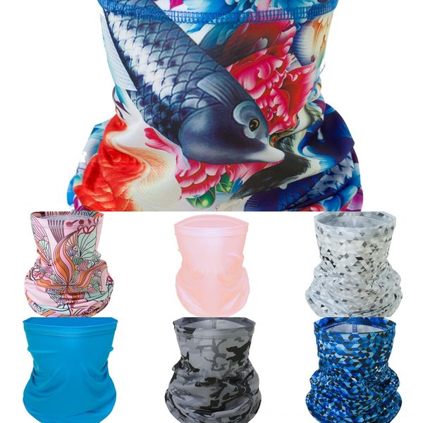 

eos41 high elastic outdoors fishing bandana face tube scarf headband multi-functional mask headband outdoor fishing buffs bandana scarflot, Black