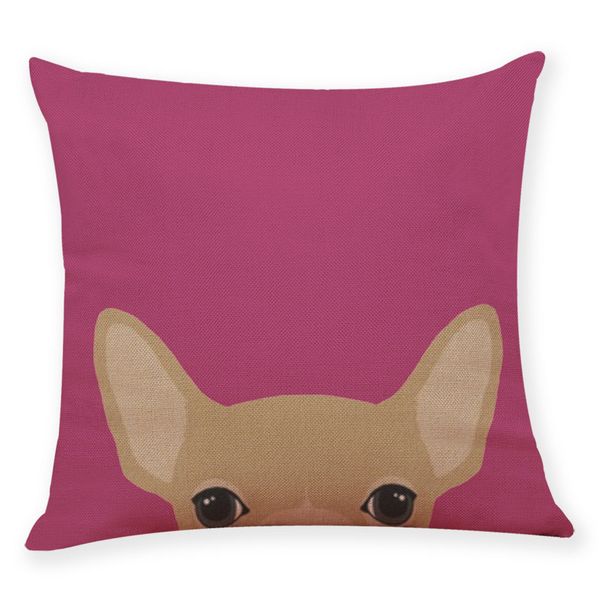 

home decor cushion cover cute dog head throw pillowcase pillow covers w610