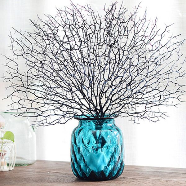 

coral branch simulation plant peacock tree sea tree dried branch artificial decorations new