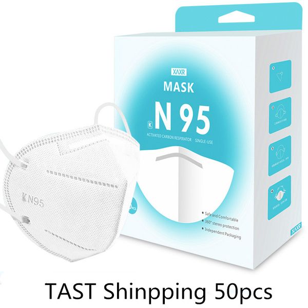 

kn95 face masks 50 pcs disposable face mask ,g