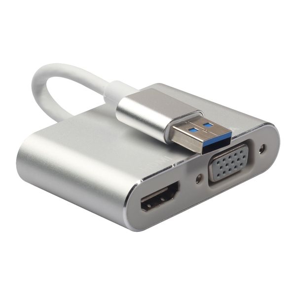 

usb 3.0 to hdmi / vga hdtv adapter cable external graphics card converter