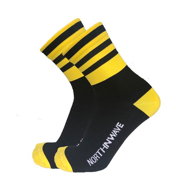 

new compression socks cycling socks sports mountain breathable road bicycle, Black